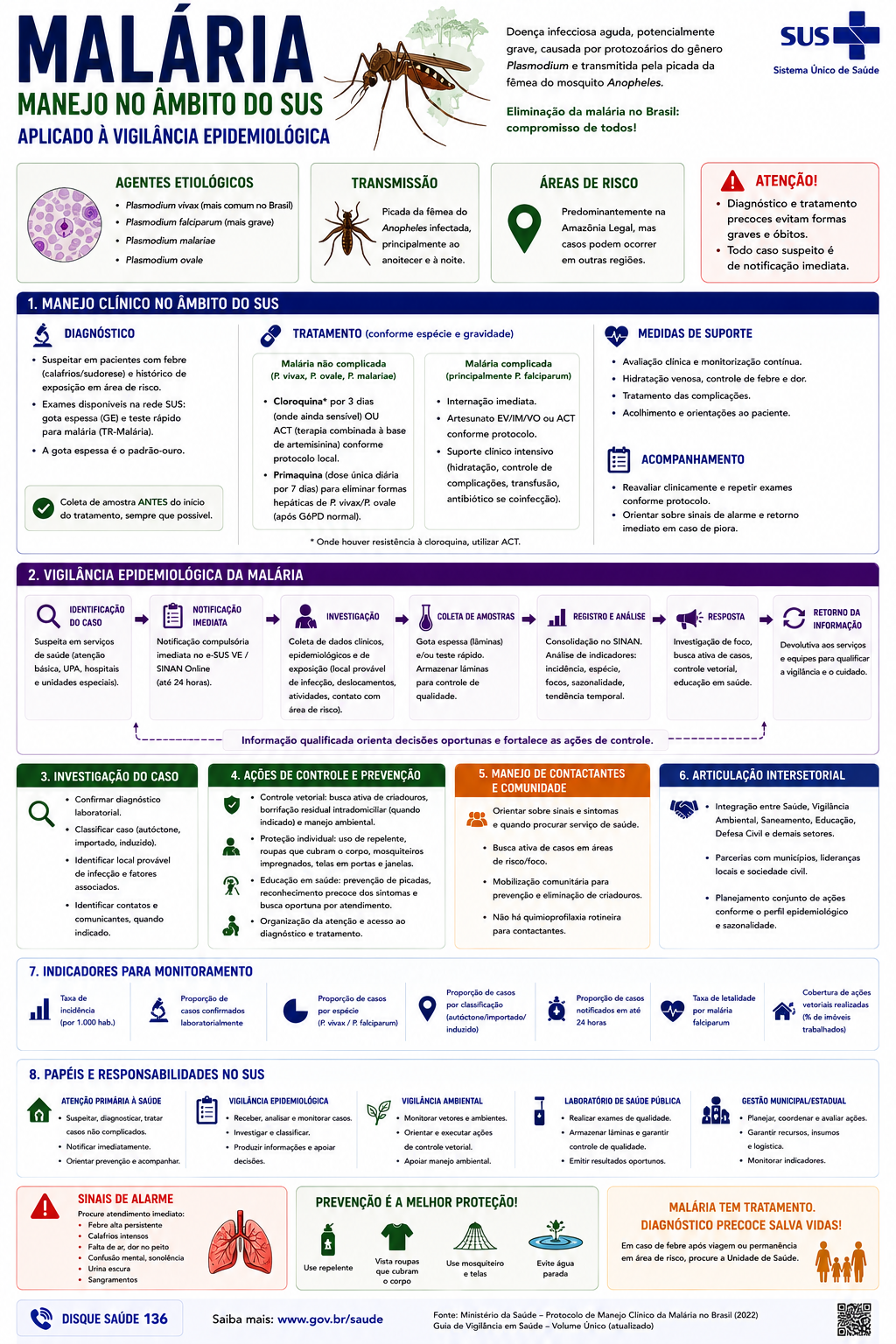 Infográfico Malária