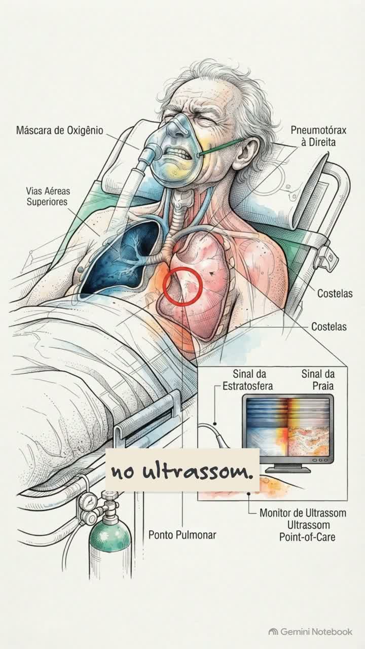 Capa da minivideoaula Como o Lung Point Confirma o Pneumotórax